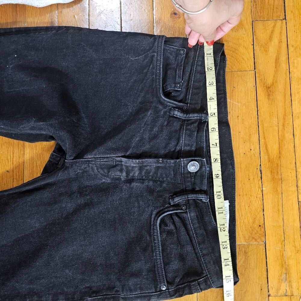 All Saints Denim Mens Black Cigarette Skinny Stretch Jeans 30x30 - Picture 5 of 9